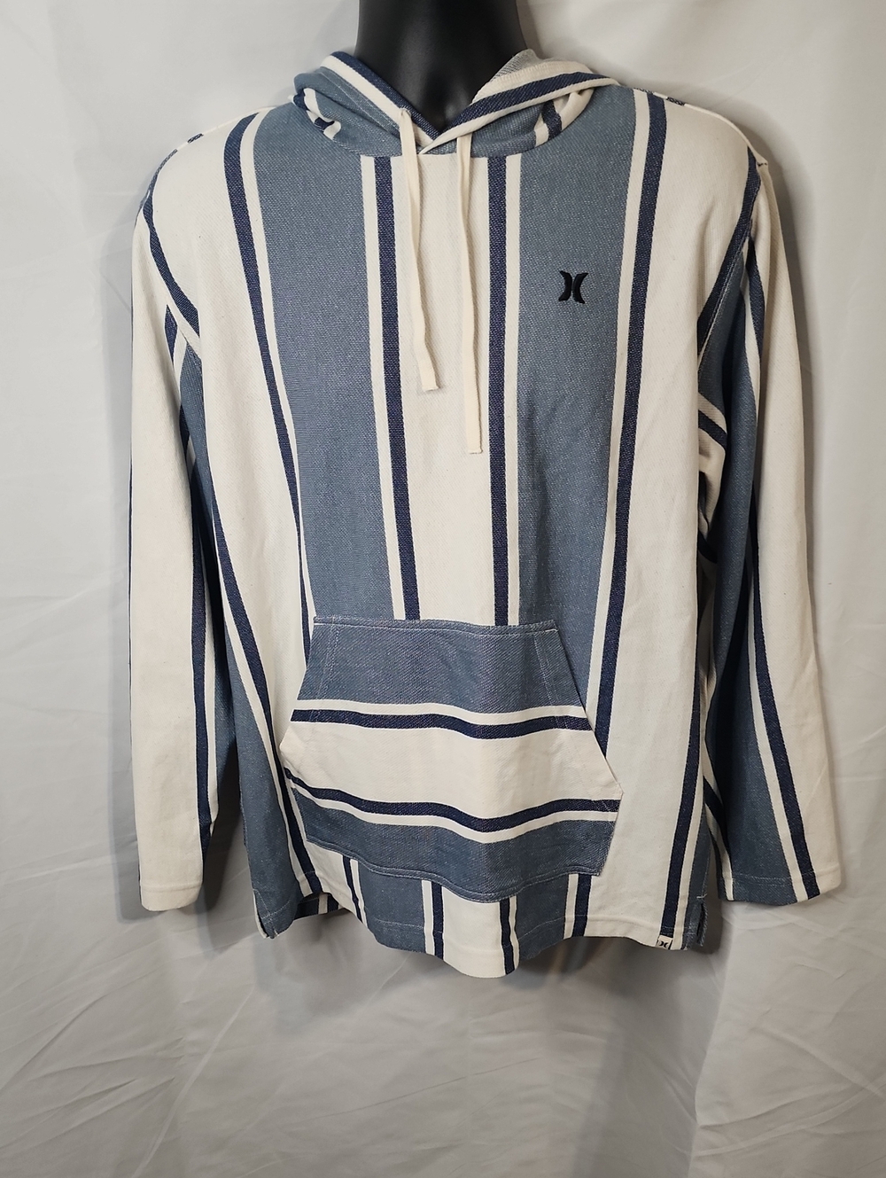 Hurley OG Hooded Poncho In Barely Bone Men's Medium New With Tags